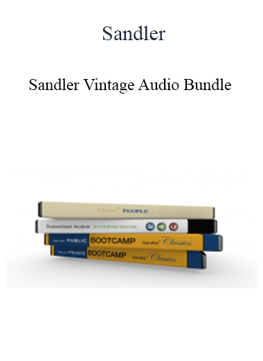 Purchuse Sandler - Sandler Vintage Audio Bundle course at here with price $209 $60.