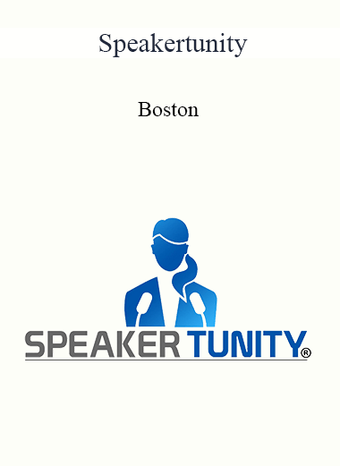 Purchuse Speakertunity - Boston course at here with price $497 $118.