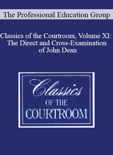 Purchuse The Professional Education Group - Classics of the Courtroom