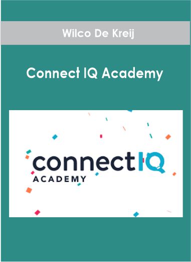 Purchuse Wilco De Kreij – Connect IQ Academy course at here with price $497 $47.