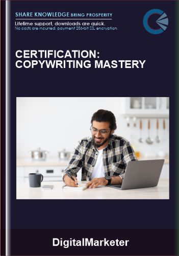 Purchuse Certification: Copywriting Mastery - DigitalMarketer course at here with price $495 $146.