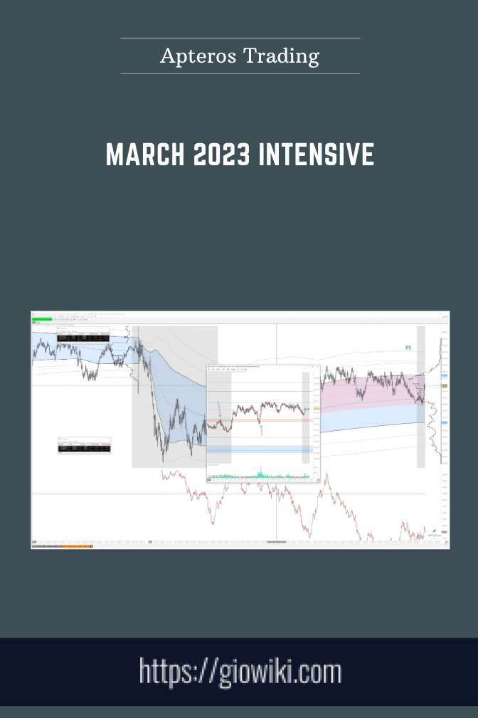 Purchuse March 2023 Intensive - Apteros Trading course at here with price $1495 $99.