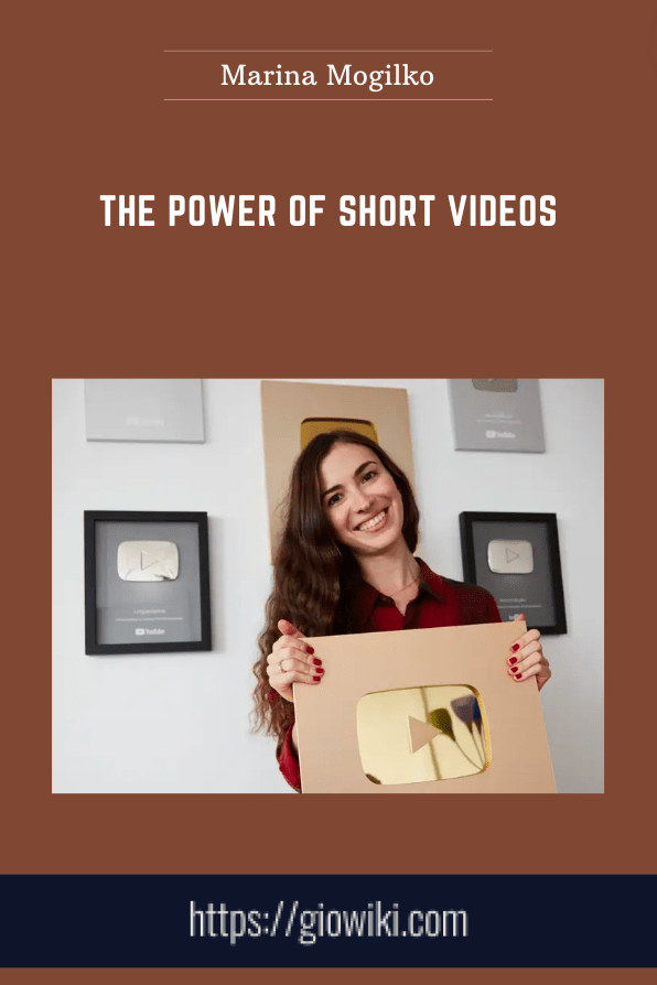 Purchuse The Power of Short Videos - Marina Mogilko course at here with price $497 $119.